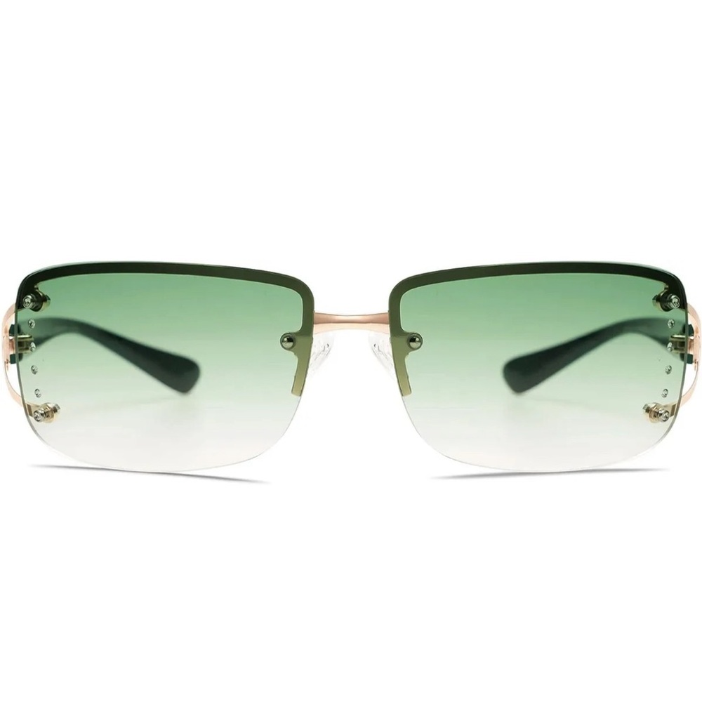 VANLINKER Stylish Rimless Frameless Rectangle Sunglasses for Women